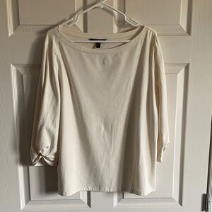 Polo by Ralph Lauren Women's Ivory Blouse